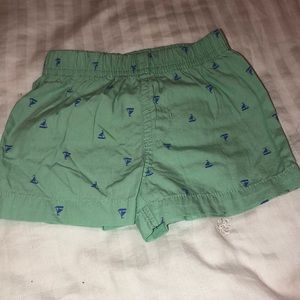 Sail boat theme shorts